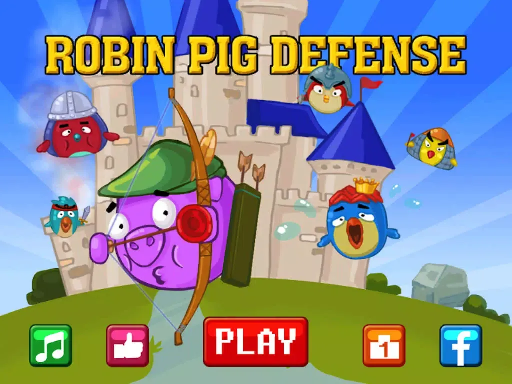 Robin Pig Defense iPad 應用截圖