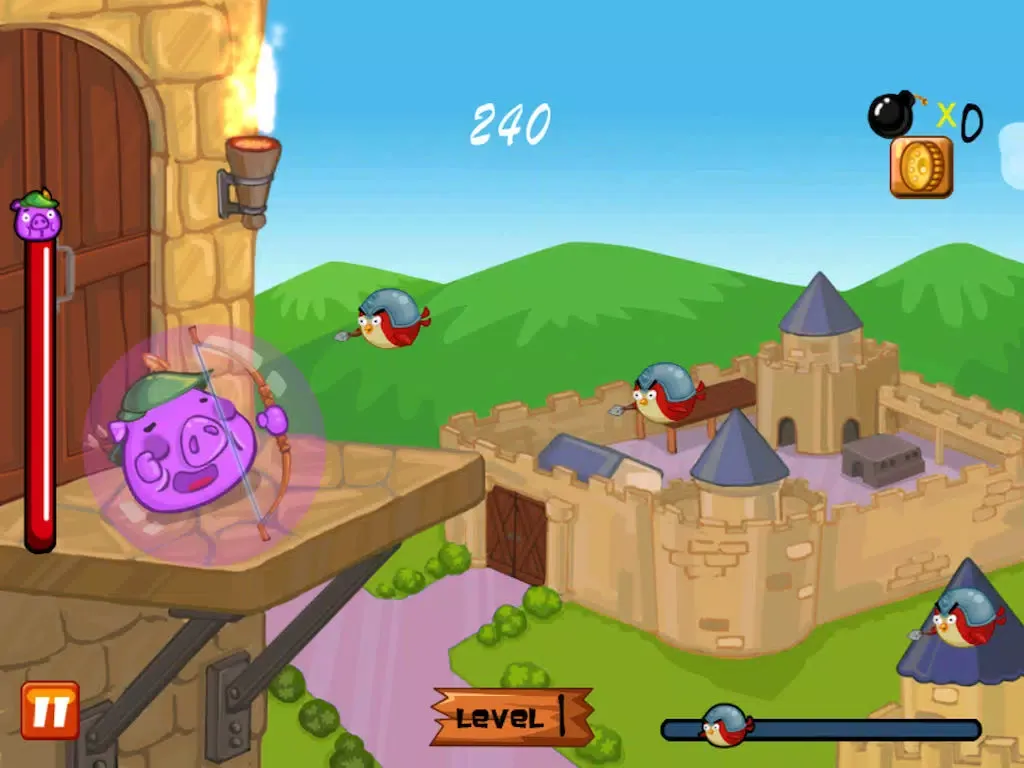 Robin Pig Defense iPad 應用截圖