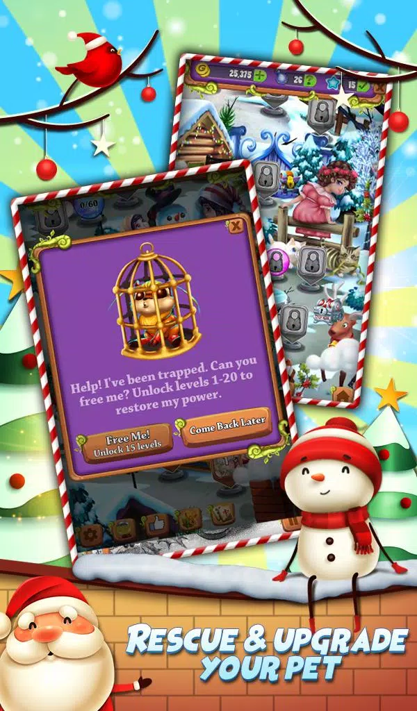 Tangkapan skrin Xmas Mahjong: Christmas Magic