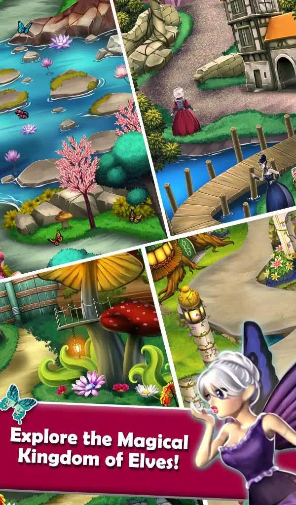 Mahjong Magic: Wood Elves Screenshots