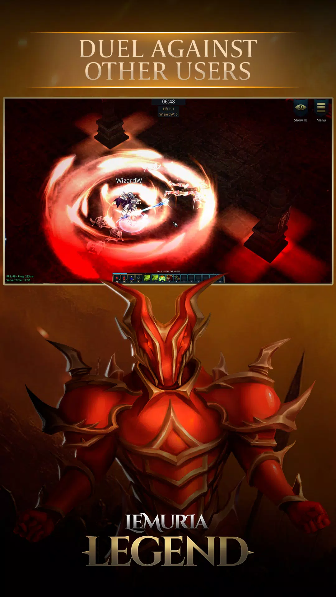 Tangkapan skrin Legend of Lemuria
