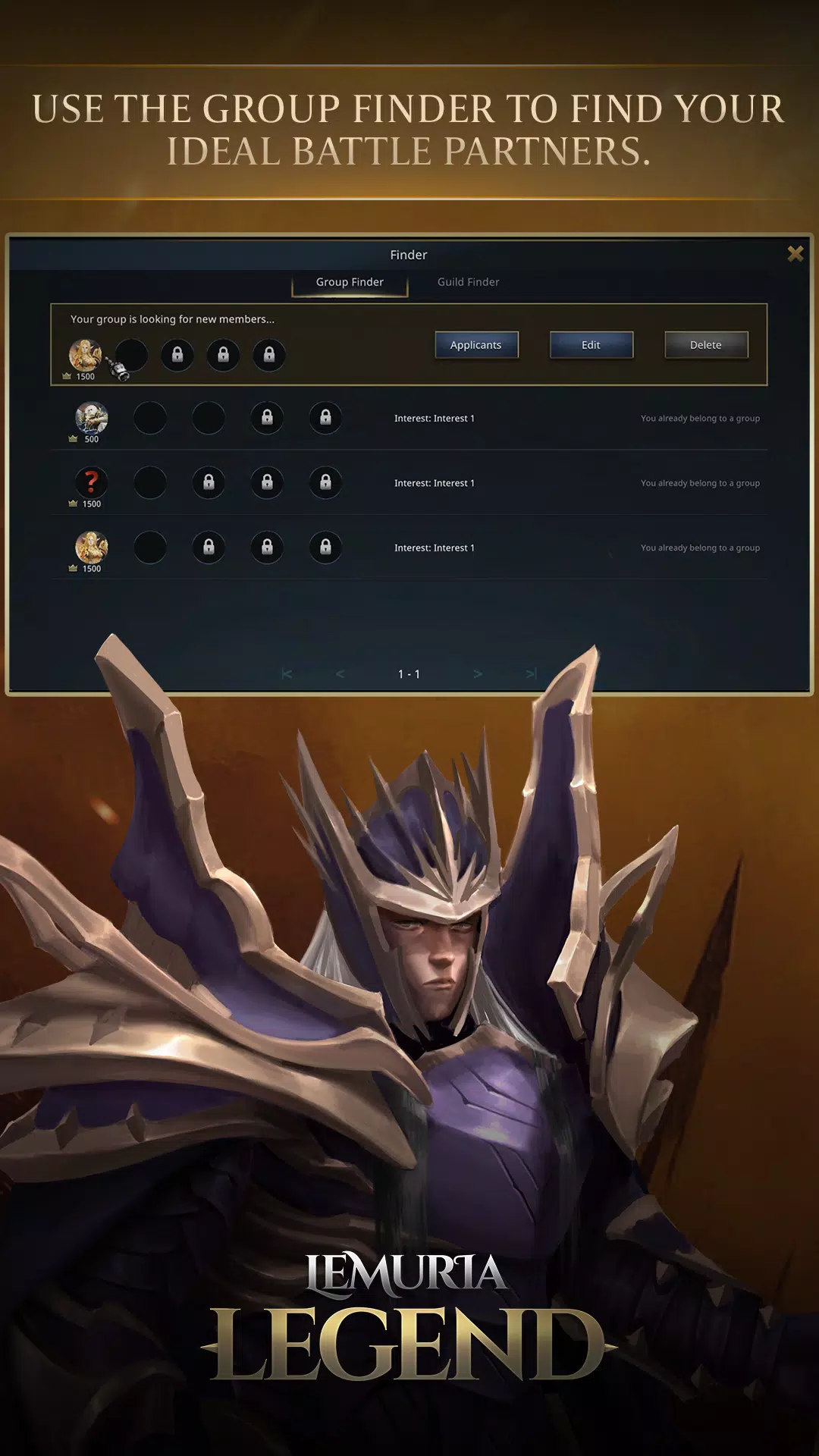 Tangkapan skrin Legend of Lemuria