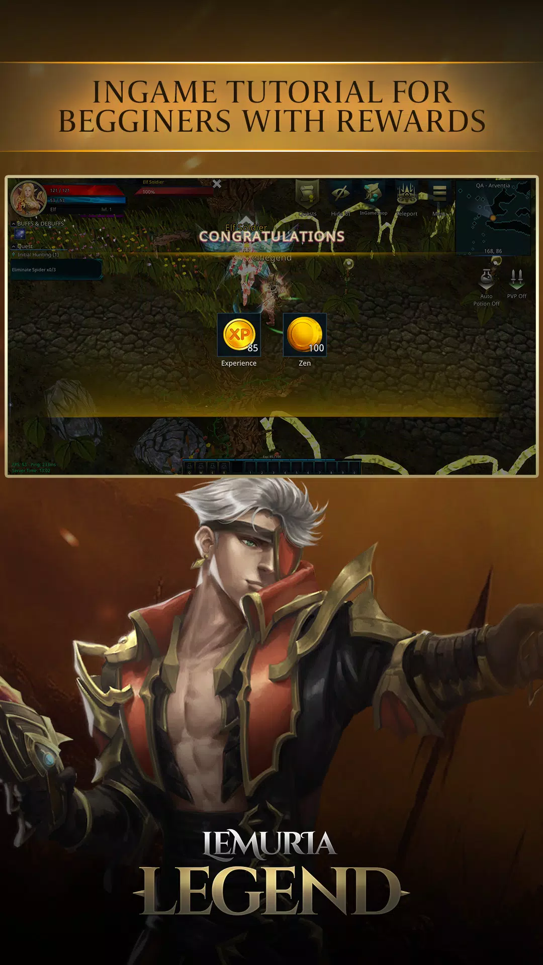 Tangkapan skrin Legend of Lemuria