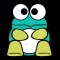 Frogzilla Sticker