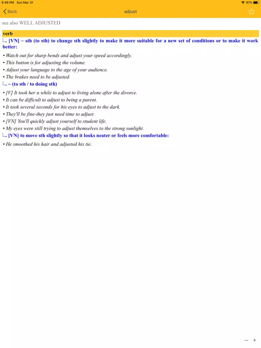 Screenshot di Advanced English Dictionary #1 iPad
