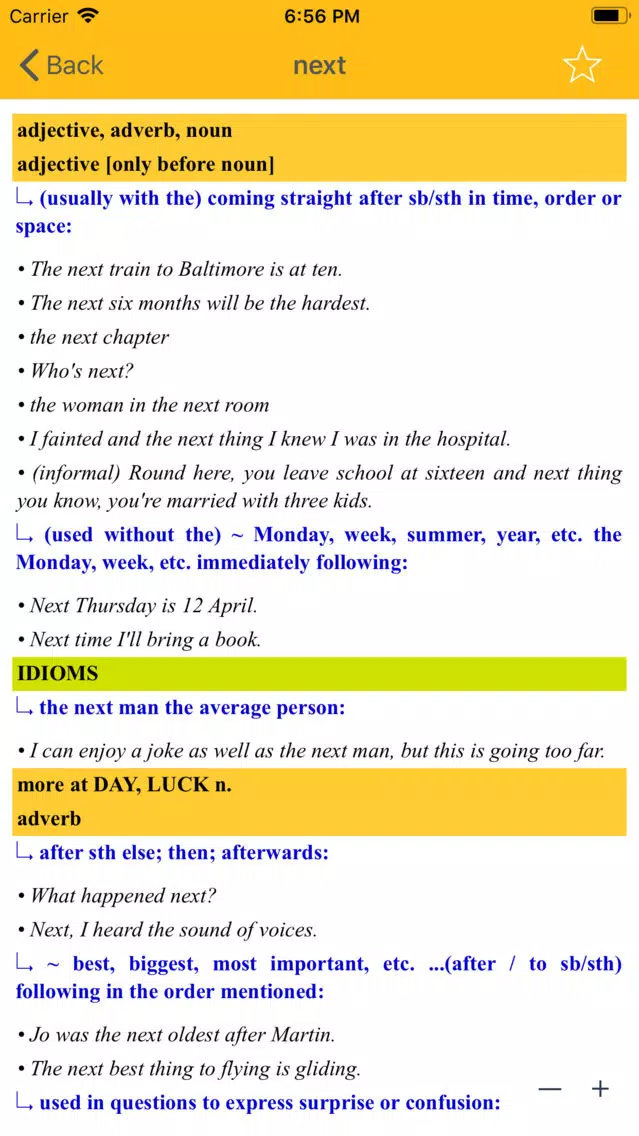 Screenshot di Advanced English Dictionary #1