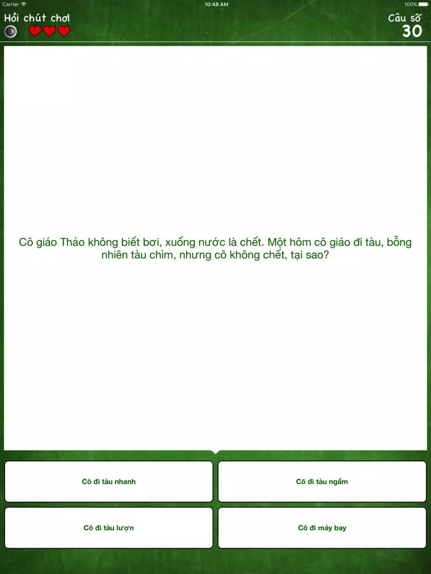 Tangkapan skrin Hỏi chút chơi - hack não nhau đê iPad