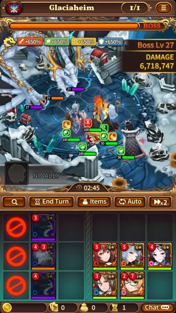 Capturas de tela do Valiant Force