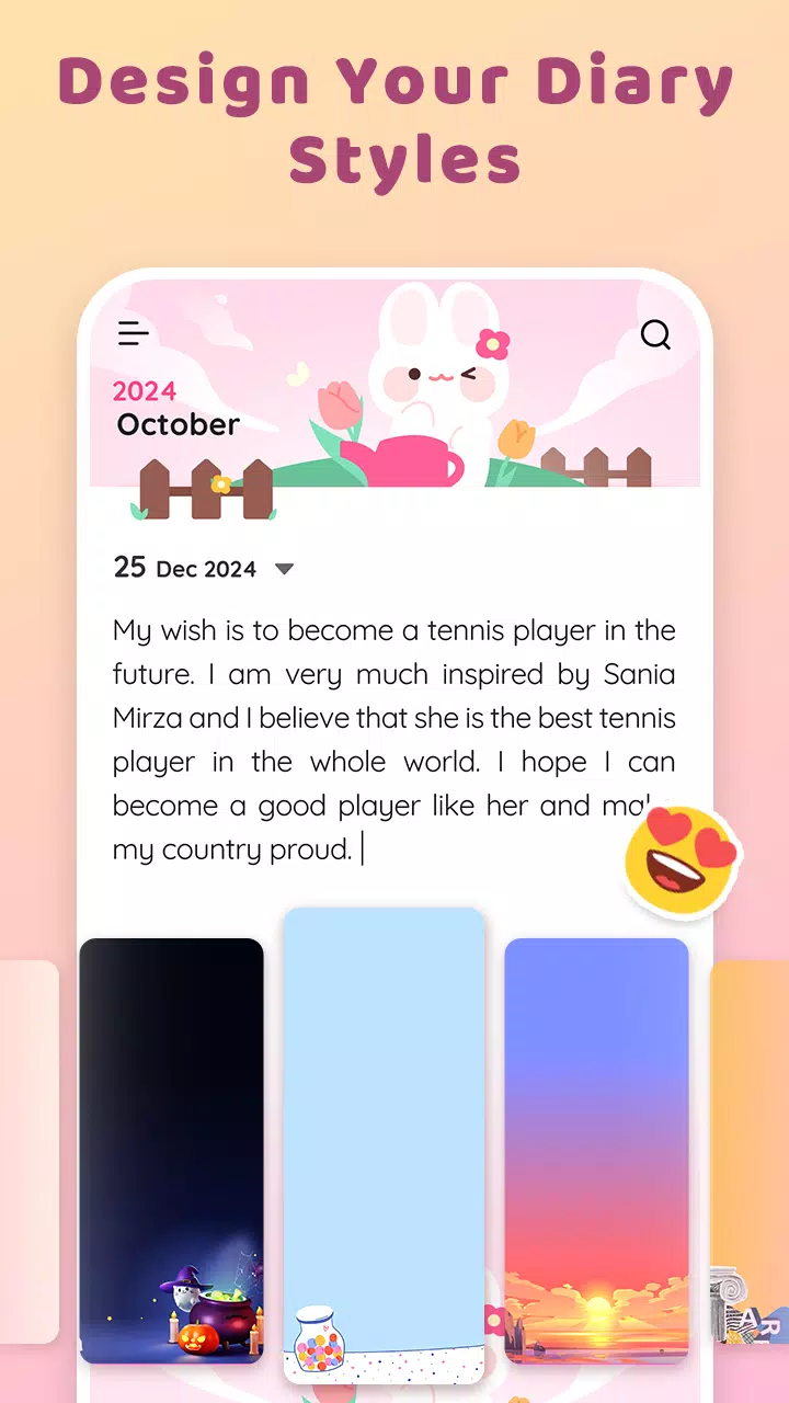 My Diary With Lock: Mood Diary Screenshots