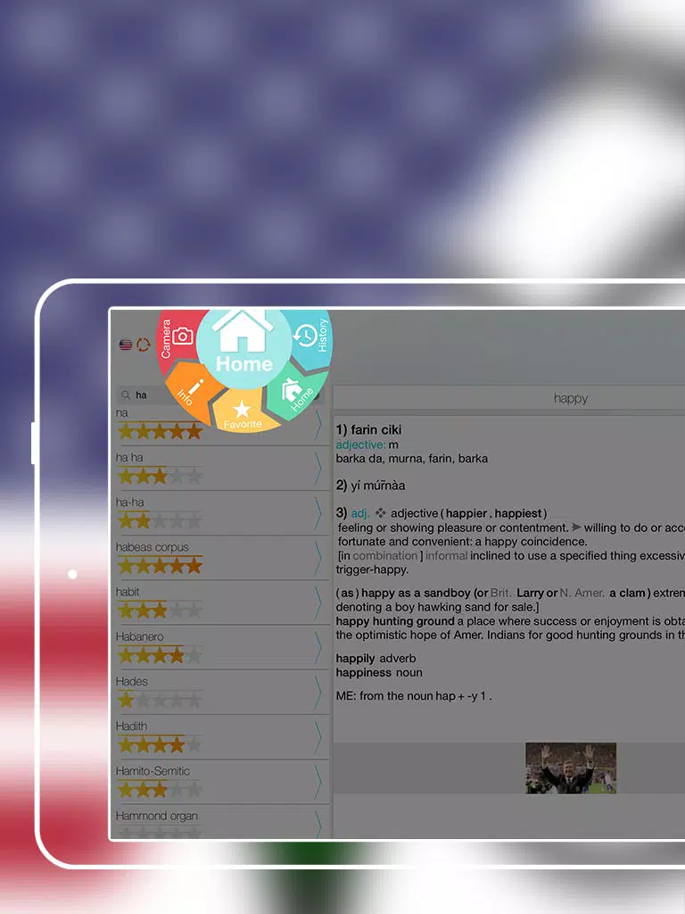 Offline Hausa to English Language Dictionary iPad Screenshots