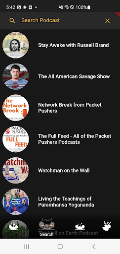 Ratpoison Podcast player Screenshots