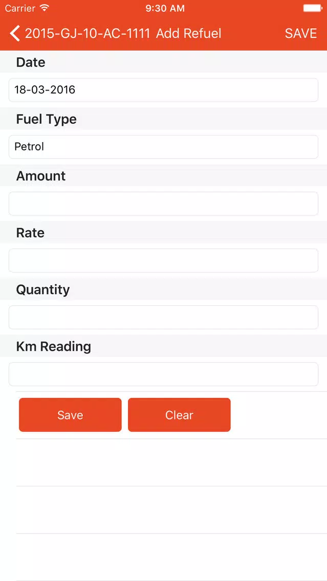 Automobile Manager Screenshots