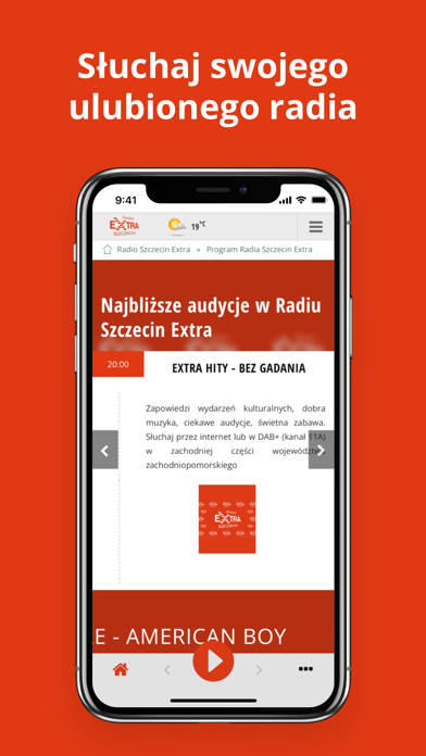 Tangkapan skrin Radio Szczecin Extra