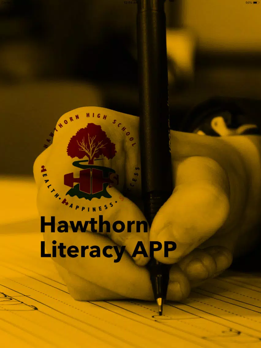 Hawthorn High Literacy App iPad Screenshots