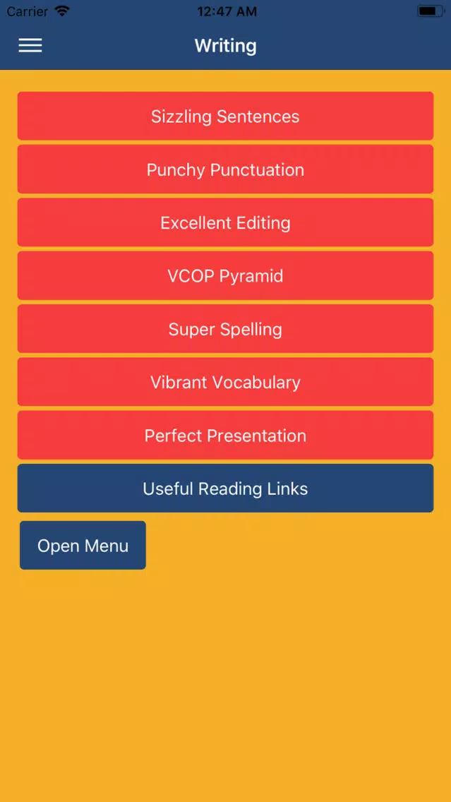 Hawthorn High Literacy App Screenshots