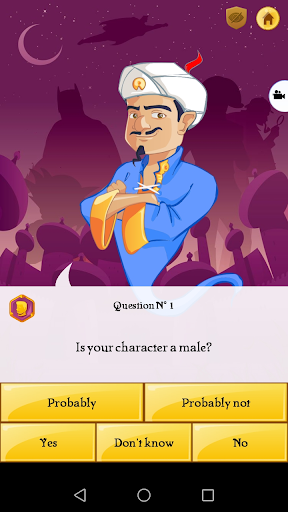 Captures d'écran de Akinator