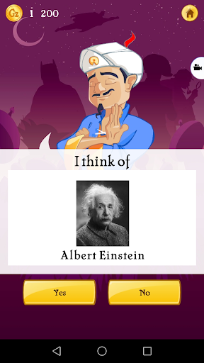 Captures d'écran de Akinator
