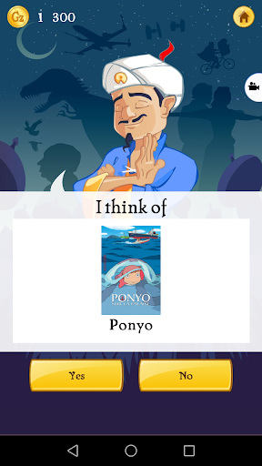 Captures d'écran de Akinator