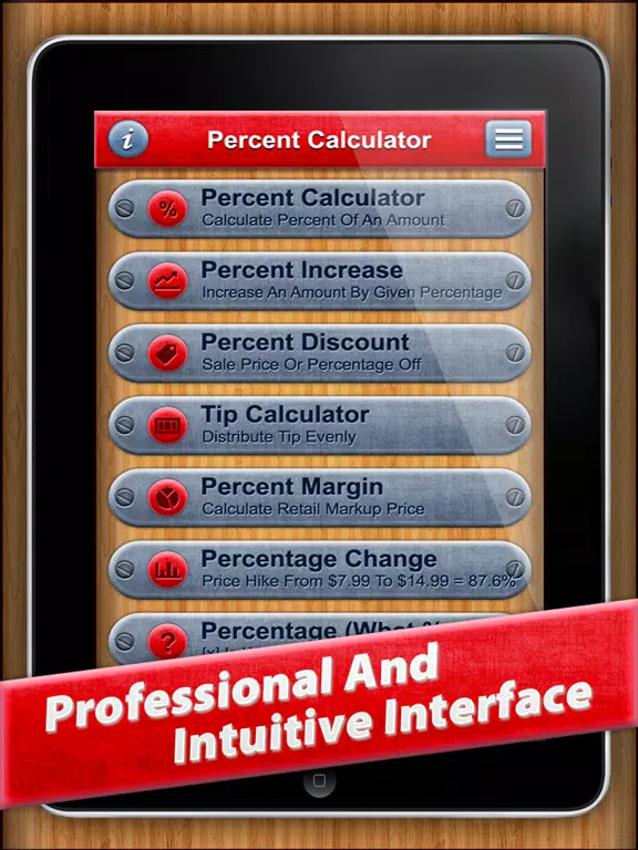 7 in 1 : Percentage Calculator iPad Screenshots