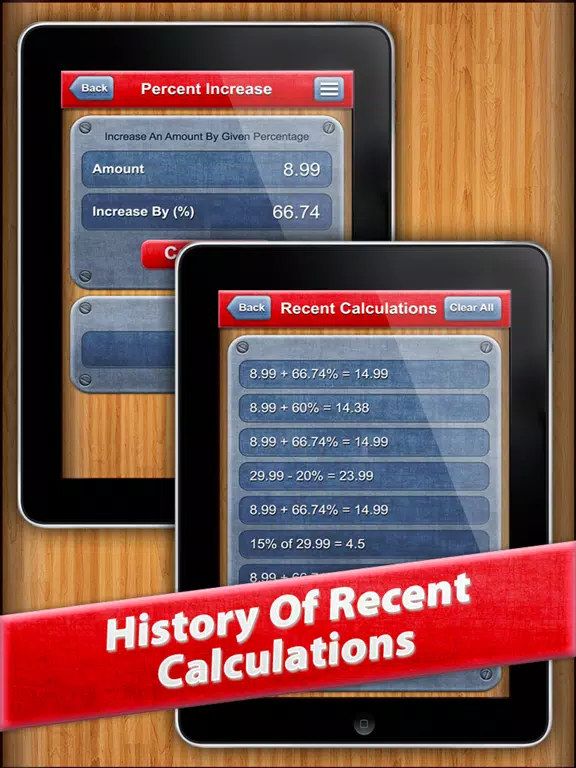 7 in 1 : Percentage Calculator iPad Screenshots