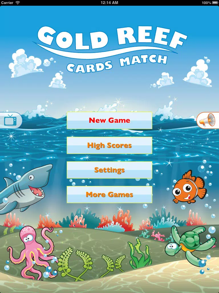 Gold Reef Cards Match iPad Screenshots