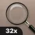 Magnifying Glass - Loupe 32x