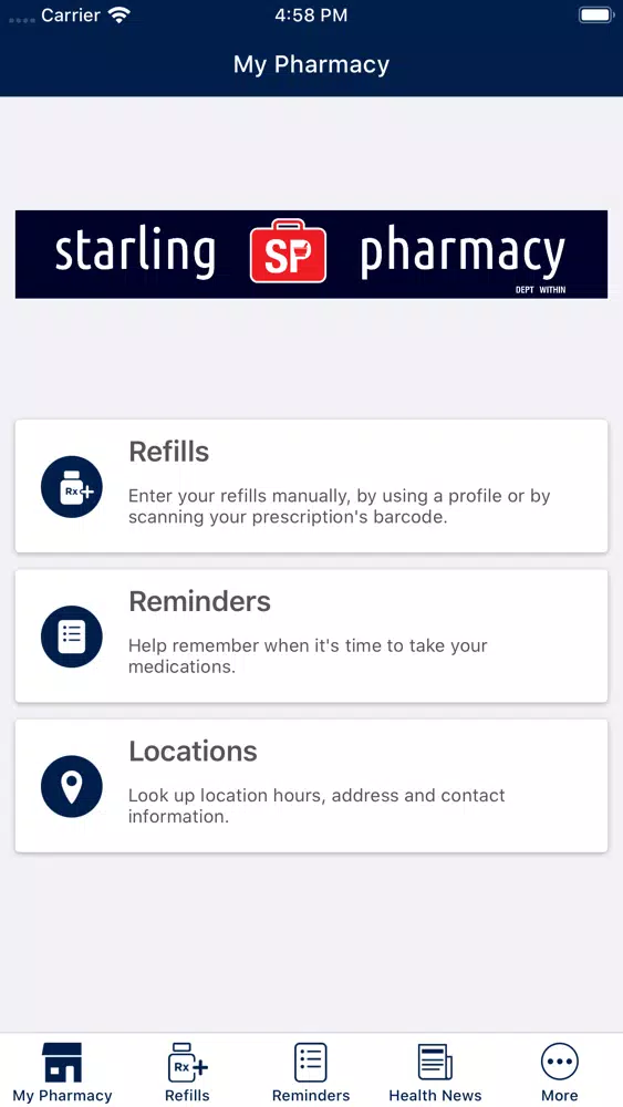 Starling Pharmacy Screenshots