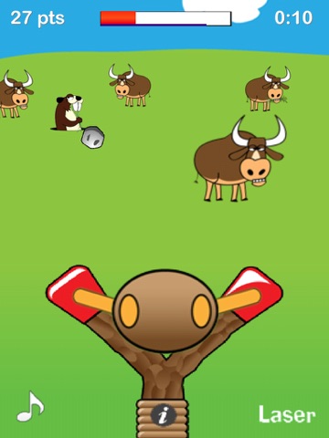 Capturas de tela do Slingshot Cowboy iPad 