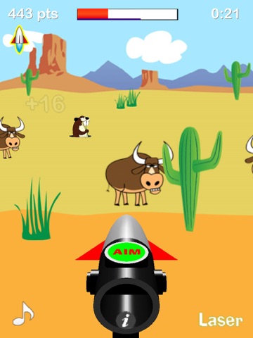 Capturas de tela do Slingshot Cowboy iPad 