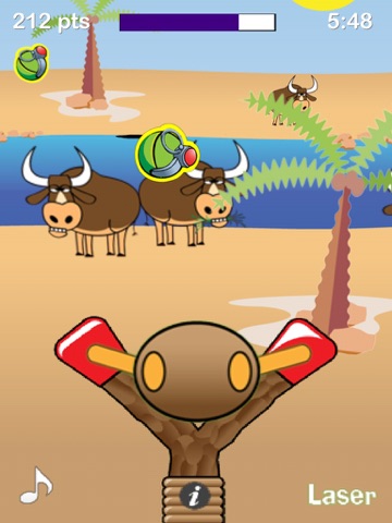Capturas de tela do Slingshot Cowboy iPad 