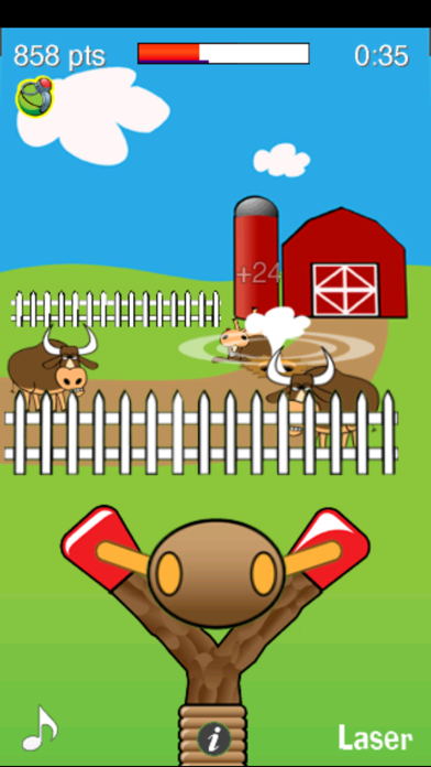 Capturas de tela do Slingshot Cowboy