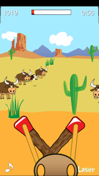 Capturas de tela do Slingshot Cowboy