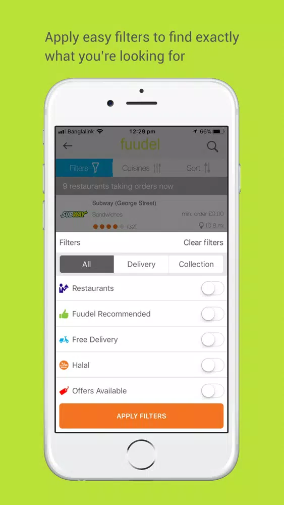 Fuudel – Takeaway Delivery Screenshots