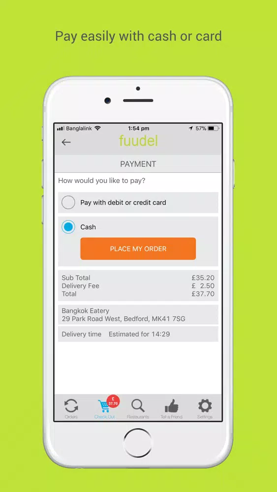Fuudel – Takeaway Delivery Screenshots