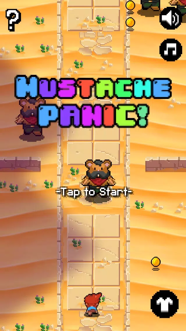 Screenshot di Mustache Panic!