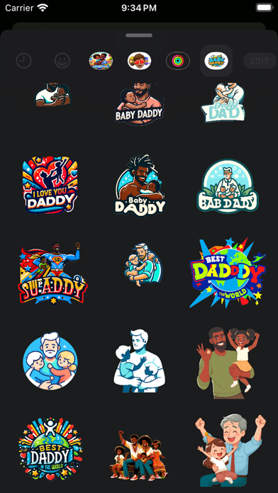 Baby Daddy Stickers應用截圖