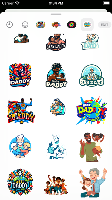 Baby Daddy Stickers應用截圖