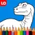 Coloring Book for Dinosaur