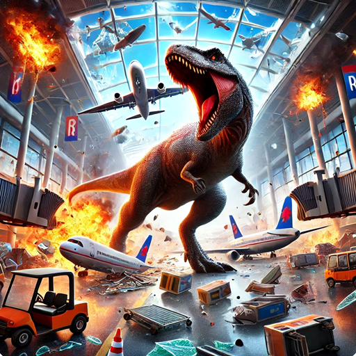 Dino Game City Destruction