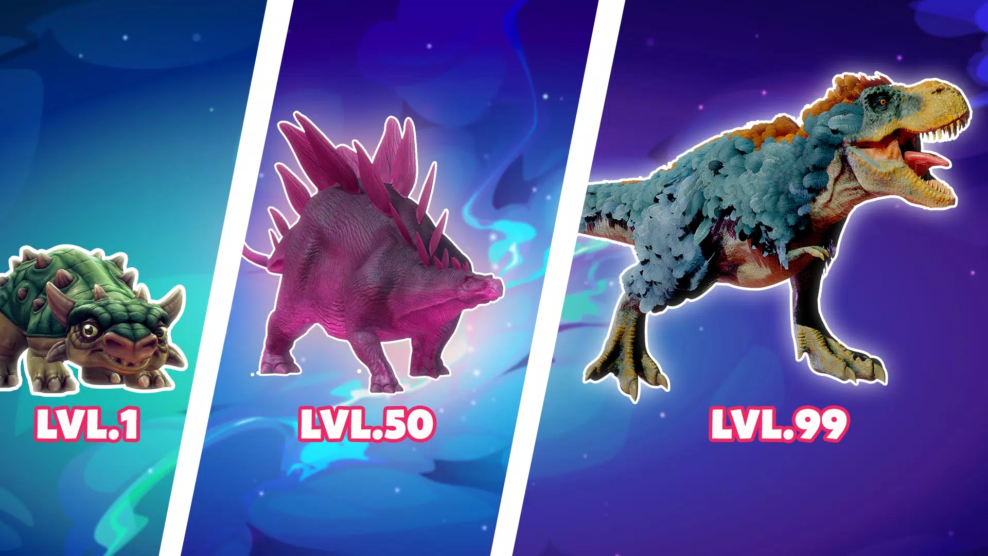 Merge Dinosaurs: Rainbow IO Screenshots