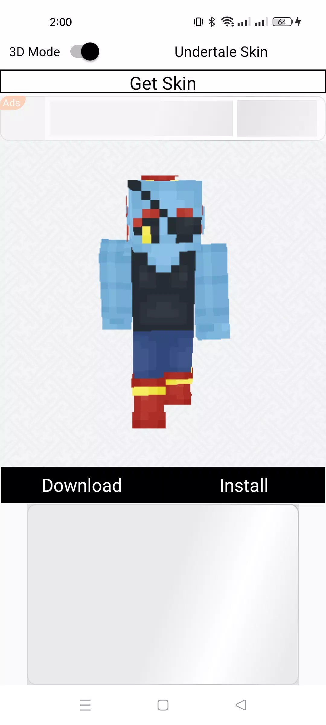 Undertale Skins for Minecraft Screenshots