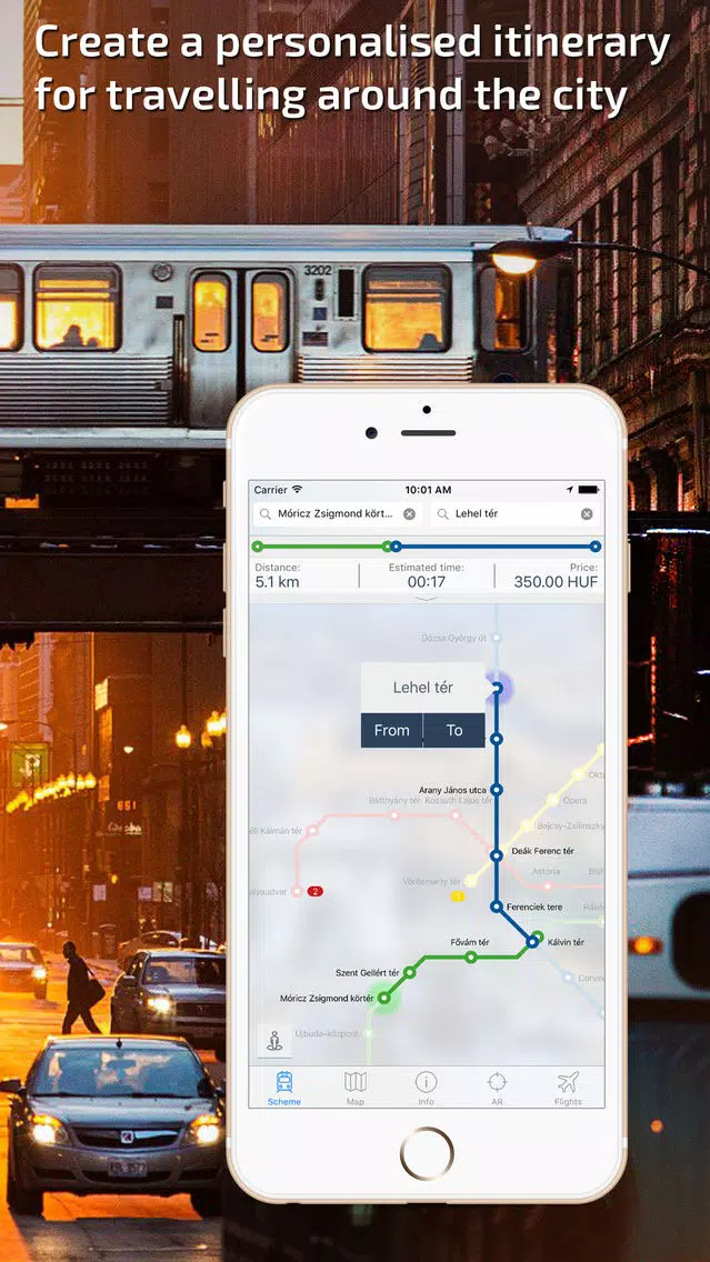 Budapest Metro Guide and Route Planner Screenshots