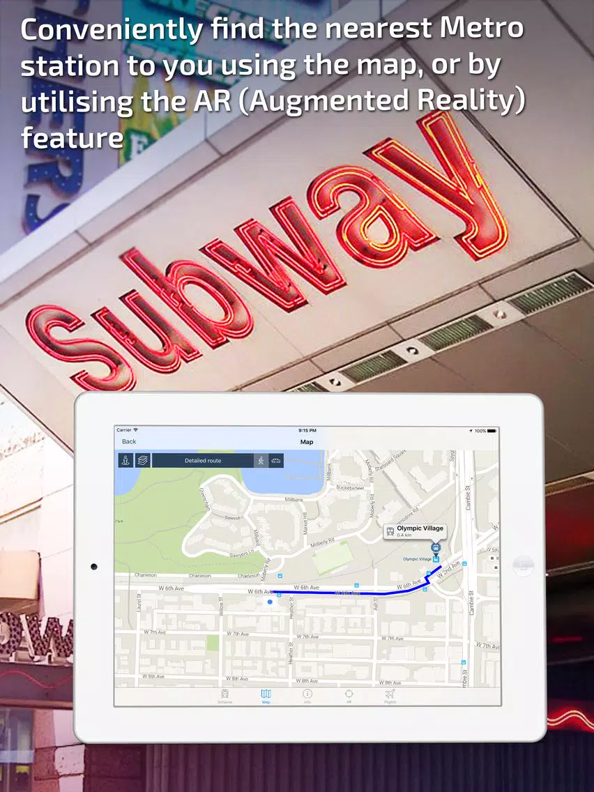 Vancouver Metro Guide and Route Planner iPad Screenshots