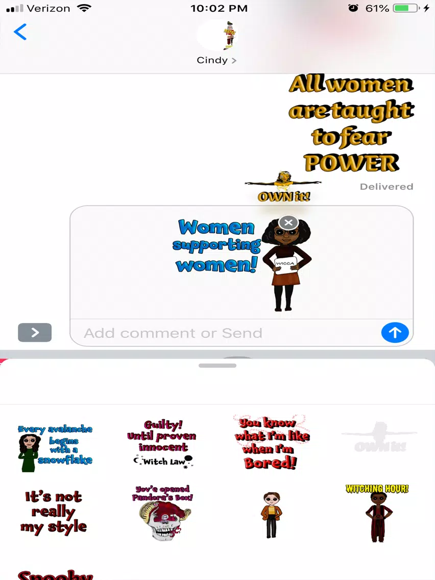 Sabrina The Witch Quotes iPad Screenshots