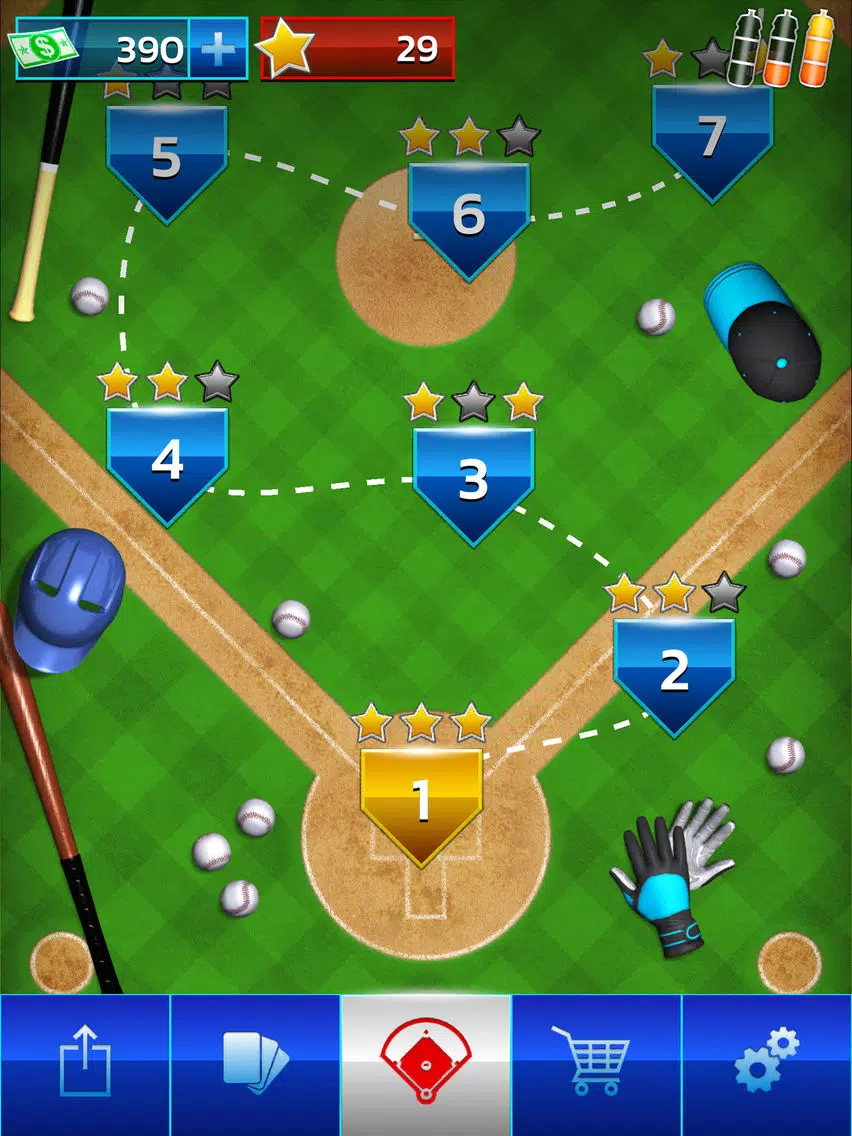 ภาพหน้าจอของ Baseball Megastar iPad 
