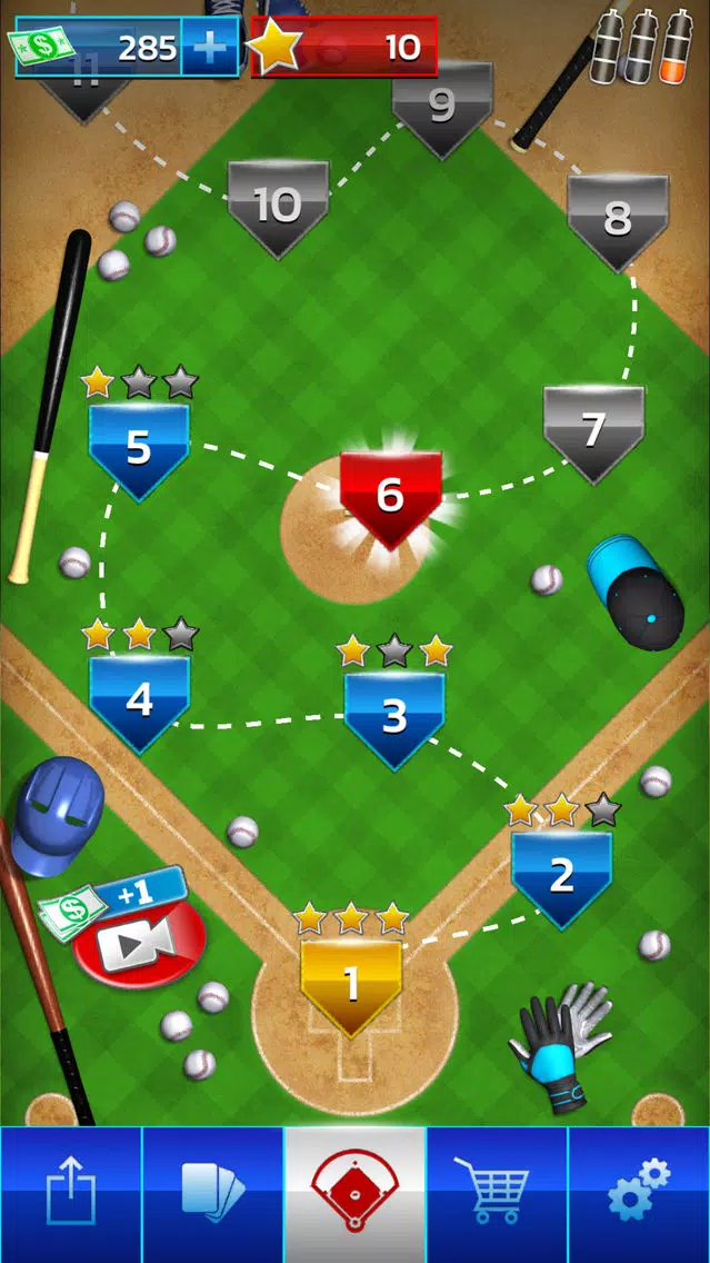 ภาพหน้าจอของ Baseball Megastar