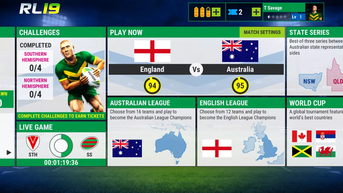 Rugby League 19應用截圖