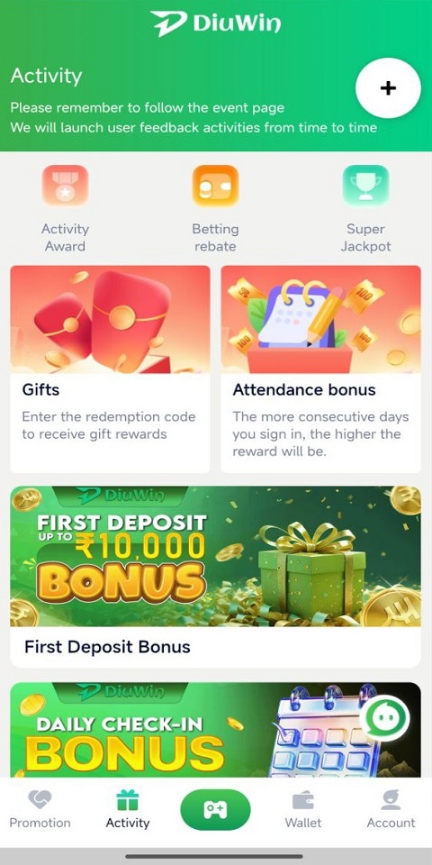 Ảnh chụp màn hình của DiuWin Game
