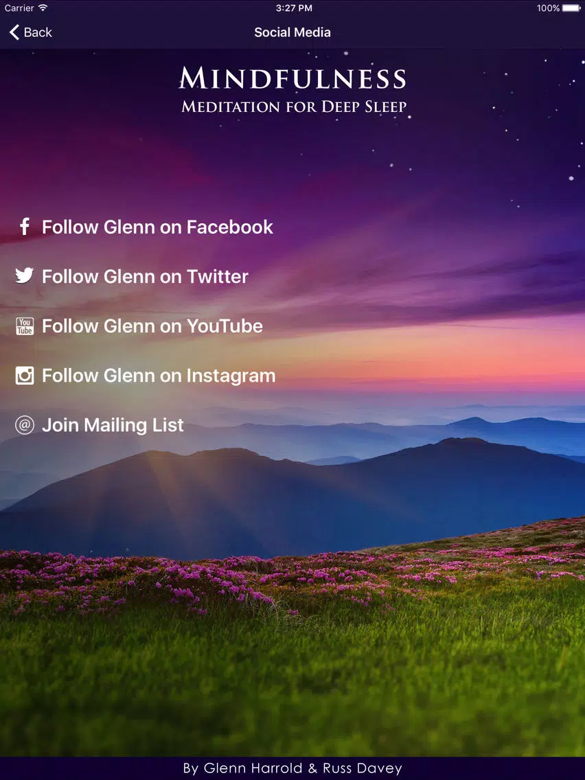 Mindfulness Meditation for Deep Sleep iPad Screenshots