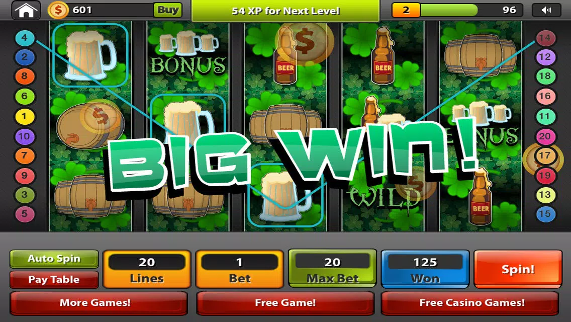 Leprechaun Slots FREE – Spin the Irish Luck Bonus Casino Wheel , Big Win Jackpot Gold Fortune Fever Screenshots